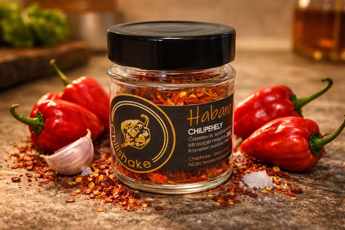 Yellow Habanero chilipehely